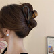 Jiao Xuefia Acrylic Frosted Grip Clip Matte Tortoiseshell Hair Clip Women's Back of Head High-end Hair Clip Headwear Hair Clip