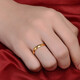 Lossotlove you love 999 pure gold boutique gold ring female living ring proposal wedding birthday gift
