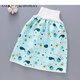 DZQ children's diaper pants, bed-wetting pad, child diaper skirt, child leak-proof diaper, female waterproof cloth, male baby, underwater world high-waisted diaper skirt M (baby 0-4 years old)