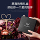 WILLIAMPOLO英皇保罗撞色蜜蜂图案汽车钥匙包女时尚牛皮小巧炫彩手腕带锁钥包 红色配专柜礼盒
