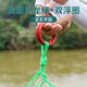 Open round folding fishing shrimp cage, fish net, lifting net, moving net, fishing net, lobster fishing, catching fish, throwing net, moving kite, SS reinforced net lifting double steel ring--1.2M