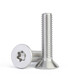 Jinchao 304 stainless steel screws countersunk head flat head plum blossom without column anti-theft screw M2M2.5M3M4M5M6M8 M3*8 (100 pieces) without column