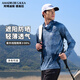 Amadeus Degora fishing sun protection clothing summer new ultra-thin ice silk fishing clothing covering the face breathable quick-drying anti-UV fishing clothing Moonlight Silver M
