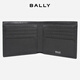 BALLY Bally new autumn men's bag wallet short wallet wallet card holder 6224893 black one size