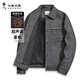 Dances with Wolves Containing Sheep Wool + Ultrasonic Lining Autumn and Winter Lapel Warm Jacket Men's Jacket 004 Huahui 185