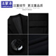 Famenze suit suit men's jacket Korean style slim fit groomsmen wedding small suit men's business casual professional formal wear black double button (top) 2XL (180) 125-140Jin Jin equals 0.5 kg