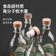 Jijia Elephant Soda Water Bottle Stopper Perrier Sparkling Water Grain Storage Glass Bottle Universal Beech Wood Stopper Mushroom Stopper 6 Free Funnel