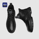 Heilan House HLA Martin boots men's boots autumn and winter outdoor trendy work boots men's mid-high boots men's shoes 0562 black 42