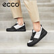 ECCO* men's sneakers casual sneakers round toe thick sole casual shoes same style as male stars Street 720 520814 HL black/white 52081450669 41