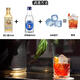 OU Shuai Base Set Godfather/Madrymother Cocktail Mix Bar Fiesta en el hogar Vino de bricolaje Ligeramente borracho Madrina: Ou Shuai Almond 45ml + Macchik 50ml