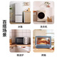 Keruier Refrigerator Dust Cover Cloth Double Door Refrigerator Dust Cover Top Cover Refrigerator Cover Double Door Refrigerator Dust Mat Double Door Refrigerator Cover Cloth