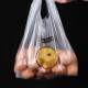 Smiley face thickened transparent plastic bag take-out food bag commercial packing vest shopping convenient hand bag wholesale 21*3550 pieces