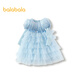 Balabala girls princess dress mesh dress autumn and winter cake skirt for women 201424111005