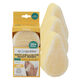 Spongeables Natural Loofah Bath Sponges Citrus Anti-Cellulite Massage 3-Pack Gentle Cleansing