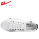 Pull back men's shoes canvas shoes spring and summer sneakers breathable casual shoes low-cut lace-up cloth shoes couple style women's shoes student small white white HL709T42