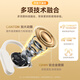 Sorthol Bluetooth headset, ear-hung bone conduction concept, open type, true wireless, non-in-ear call, noise reduction, long endurance, sports [open, no sound leakage, no swelling and pain when worn for a long time] White