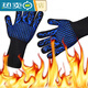 Jiaxun Pigeon Steam Insulated Gloves, Breathable, Flexible, Thin, Non-Slip, Waterproof and Anti-scalding Women's Baking Tools, Thickened Red Silicone Style
