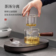 YIHUTEA glass teapot side handle teapot electric ceramic stove teapot Kungfu tea set teapot tea ceremony cup thickened heat-resistant solid wood side handle teapot 550ml