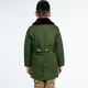 Thunder Spear Children's Army Cotton Coat Thickened and Warm Internet Celebrity Baby Cotton Jacket Winter Boys Primary School Coat Army Green Coat Army Green (Children's Cotton Coat) Small Size Recommended Height 115-130 cm