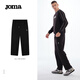 JOMA fleece sweatpants for men and women, autumn and winter loose straight knitted sweatpants, winter outdoor running flat casual pants, black L
