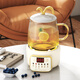 Multifunctional all-glass flower tea health pot office small one-person mini stew pot all-in-one fully automatic household tea boiler 2024 new health cup mini kettle intelligent quick cooking 850ml (automatic heat preservation)