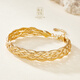 OeinOEIN2025 new 18K gold bracelet Italian gold three-strand air bracelet couple bracelet gold six-strand