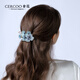 Cercoo embroidered butterfly flower language series hairpins, horizontal hairpins, versatile and elegant high-end hairpins, embroidered headbands, hairpins