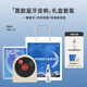 Polar species vinyl bluetooth speaker retro audio home portable creative record player cd player desktop aromatherapy insert TF card wireless birthday gift for boys and girls souvenir moon white + exquisite gift bag + writable greeting card