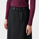 MUJI women's mercerized twill narrow skirt long skirt women's autumn skirt BEY02C4A black L (165/70A)
