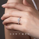 Diamond birthday gift 18K gold natural diamond ring 1.5 carat effect diamond ring 12# (for other circles, please contact customer service)