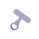 ESCASE mobile phone lanyard clip fixed card phone case buckle silicone patch chain connection gasket hanging ring anti-lost artifact Nannuo Purple