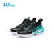 361 Flying Wings|Children's Sports Shoes Spring and Autumn Boys, Boys and Teenagers Light Cushioning Knob Buckle Running Shoes Black 39