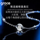 Grace GirlPT950 platinum rose bracelet for women, light luxury and high-end moissanite hand jewelry gift