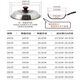 Jieshunxing stainless steel electric hot pot matching pot lid electric wok hot pot household pot lid universal pot lid durable pot lid 1 inch explosion-proof glass see-through elegant style inner diameter 24cm taller and thicker