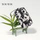 toutou Women's Clutch Birthday Gift Simple Versatile Handbag Fashion Hand Wallet 2572 Panda Black