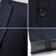 Pierre Cardin wool suit suit men's jacket autumn and winter new high-end suit middle-aged men's business dress suit suit for men (8985 style) blue vertical stripe L (175) pants default size 34 - for other sizes, please leave a message for waist size or contact customer service