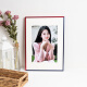 Chuangying Aluminum Alloy Photo Frame Wall-mounted Metal Photo Frame Stand Enlarged Printing and Washing Made into a Picture Frame Customized Purple Gold A4 [Inner Diameter 21*29.7cm]