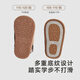 YEEHOO children's shoes, summer breathable sandals, non-slip baby sandals, brown 115mm, recommended foot length 115-120
