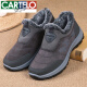 Cartelo High-High-Brand Brand Winter Horthing Outdoor Sports y informal Soft Sole sin deslizamiento de zapatos de algodón para hombres sueltos de hombres negros [16813 Hombres] 38