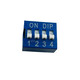 Red 2.54MM DIP switch DS-1/2/3/4/5/6/7/8/9/10/12 bits DIP direct plug flat dial 10 bits blue/regular style