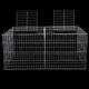 Yuhualuo rabbit cage extra large rabbit cage household rabbit cage household chicken cage household number breeding cage 1 meter * 60 * 4 60 * 35 * 25 single door bare cage