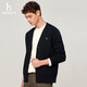 HAZZYS Men's V-neck Jacket Wool Cardigan ABYZD0BCF10 Dark Navy DN 180/100A50