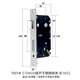 XMSJ7255 Corps de verrouillage 7255 Longueur de corps Longueur 235 Spring lourde Lock arrière LOCK 7260 Large Hoist 7250 Corps de verrouillage divisé 724 T5327250 Longueur silencieuse 210 + Spring léger + grand palan 35-50mm_general Type_With Key
