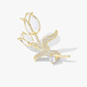 Shimao tulip brooch, high-end corsage for women, new anti-exposure accessories, birthday gift for girlfriend, tulip brooch