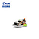 Jordan QIAODAN Children's Shoes Boys' Sandals 2024 Summer Mall Same Velcro Open-Toe Beach Sports Sandals Silver/Flying Orange 29
