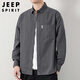 JEEP SPIRIT吉普衬衫男长袖休闲外套男装秋冬季衬衣男士纯棉潮流衣服