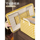 Miaopule 2024 new houndstooth storage box wardrobe clothes storage box for clothing and pants layered cationic houndstooth golden houndstooth.grid-15# thick steel frame丨You can buy more than 50% off