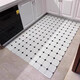 Kitchen floor mat is waterproof and oil-proof, large area can be cut and scrubbed for home use, PVC non-slip, full balcony, entrance hall, 200*300 cm, Champagne Reunion