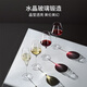Cheer red wine glass household goblet German imported Bordeaux red wine glass lead-free crystal wine glass 2 pieces