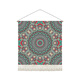 Geshang Nordic Retro Ethnic Style Bedside Tapestry Bohemian Inn Large Size Hanging Entrance Tapestry B&B Decoration G200-Mandala D-01 Width 80cm-Height 80cm Comes with Installation Package